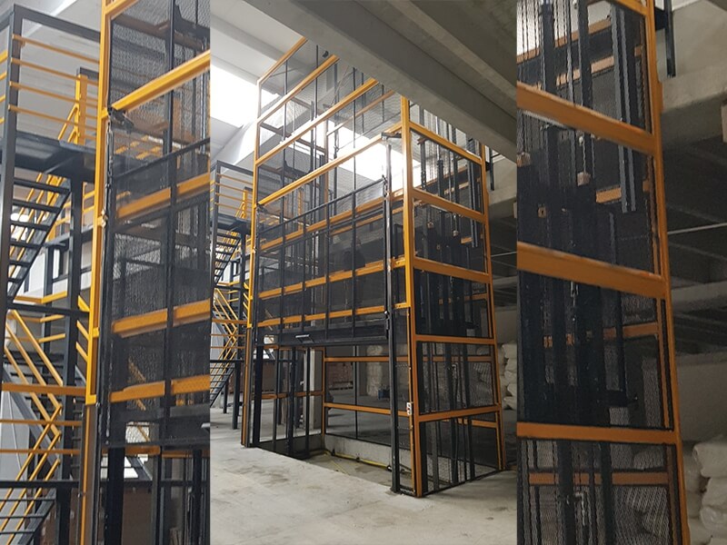 İki Taraflı Hidrolik Yük Asansörü 2000 Kg.
