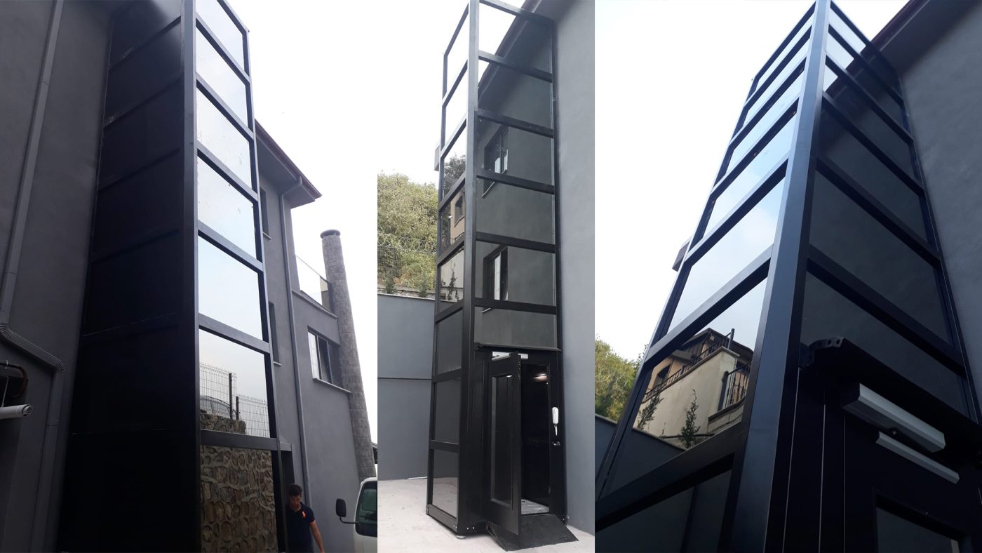 Teleskopik kabinli asansör